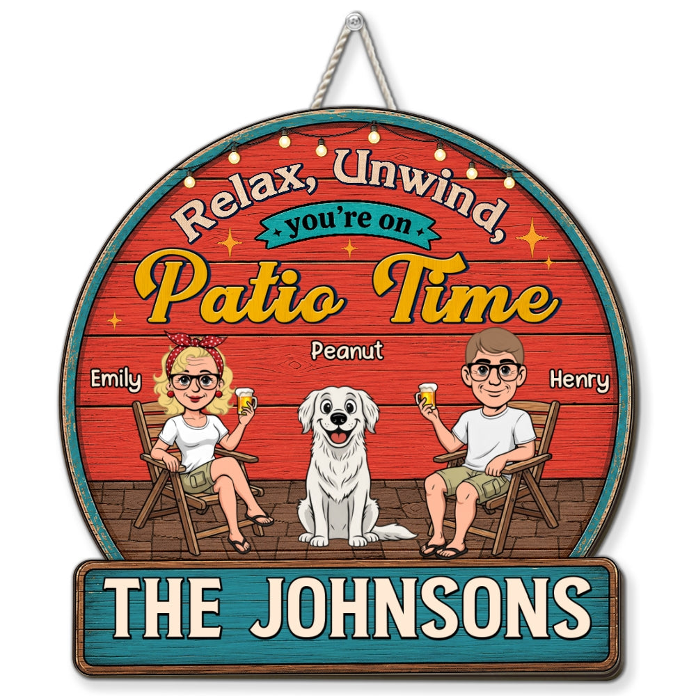 Cheers To Backyard Memories - Personalized Custom Wood Sign