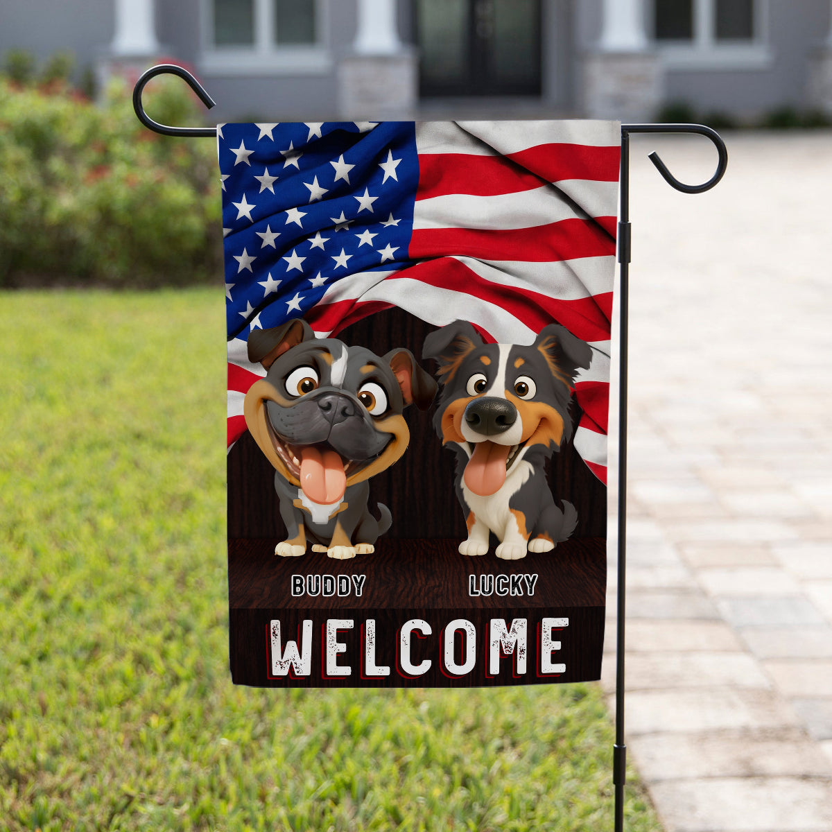 Welcome - Personalized Custom Flag