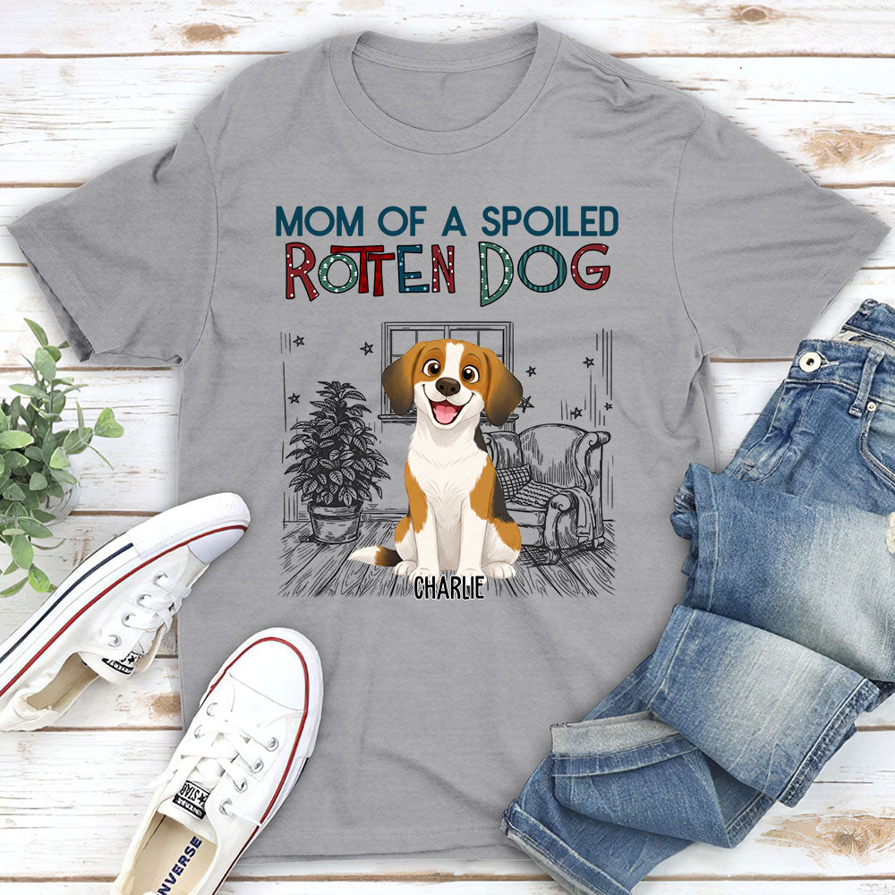 Funny Mom Dad Storybook Dog - Personalized Custom Unisex T-Shirt