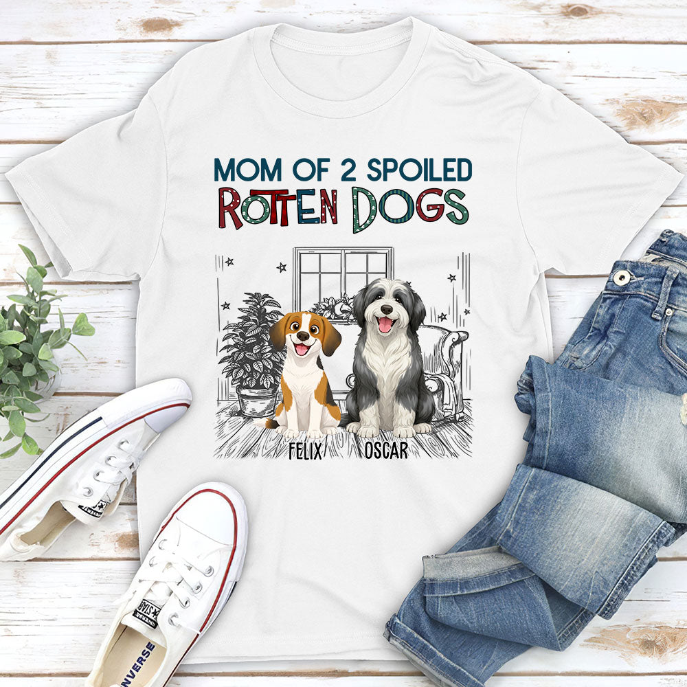 Funny Mom Dad Storybook Dog - Personalized Custom Unisex T-Shirt