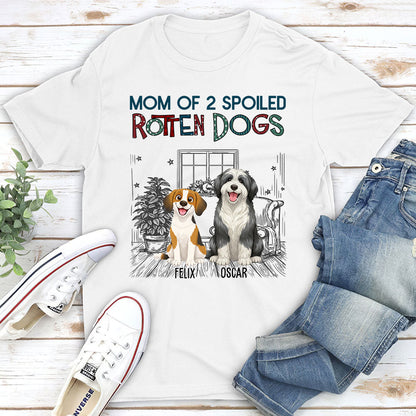 Funny Mom Dad Storybook Dog - Personalized Custom Unisex T-Shirt