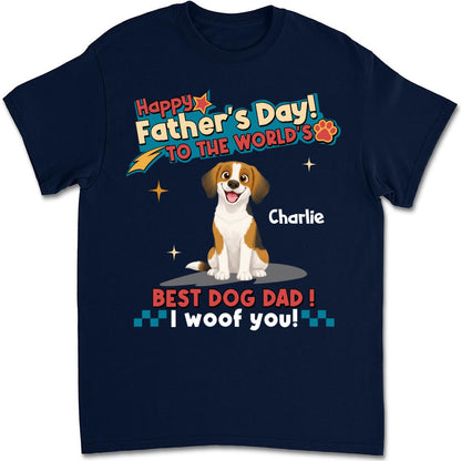 Dog Dad Forever - Personalized Custom Shirt