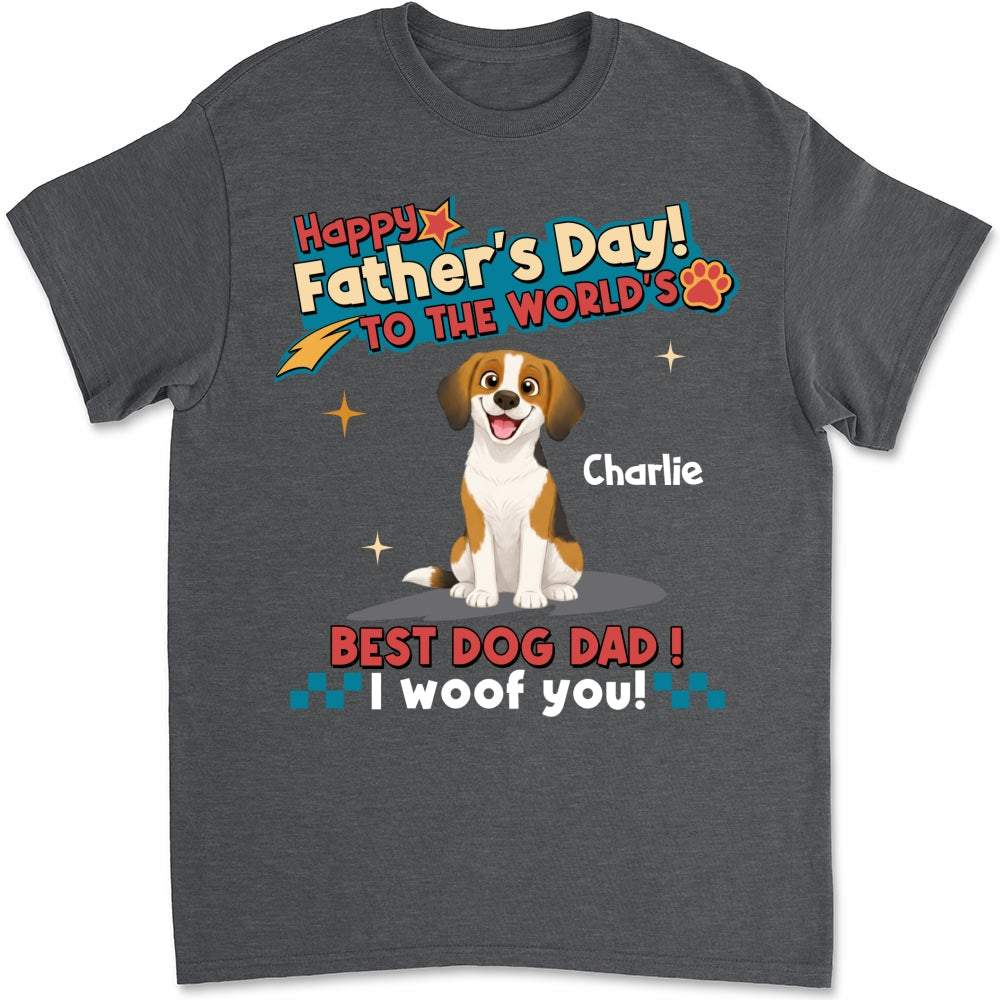 Dog Dad Forever - Personalized Custom Shirt