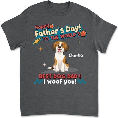 Dog Dad Forever - Personalized Custom Shirt