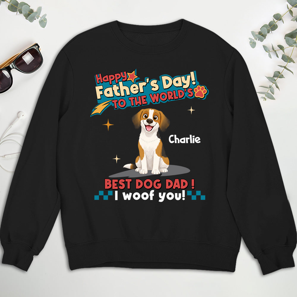 Dog Dad Forever - Personalized Custom Shirt