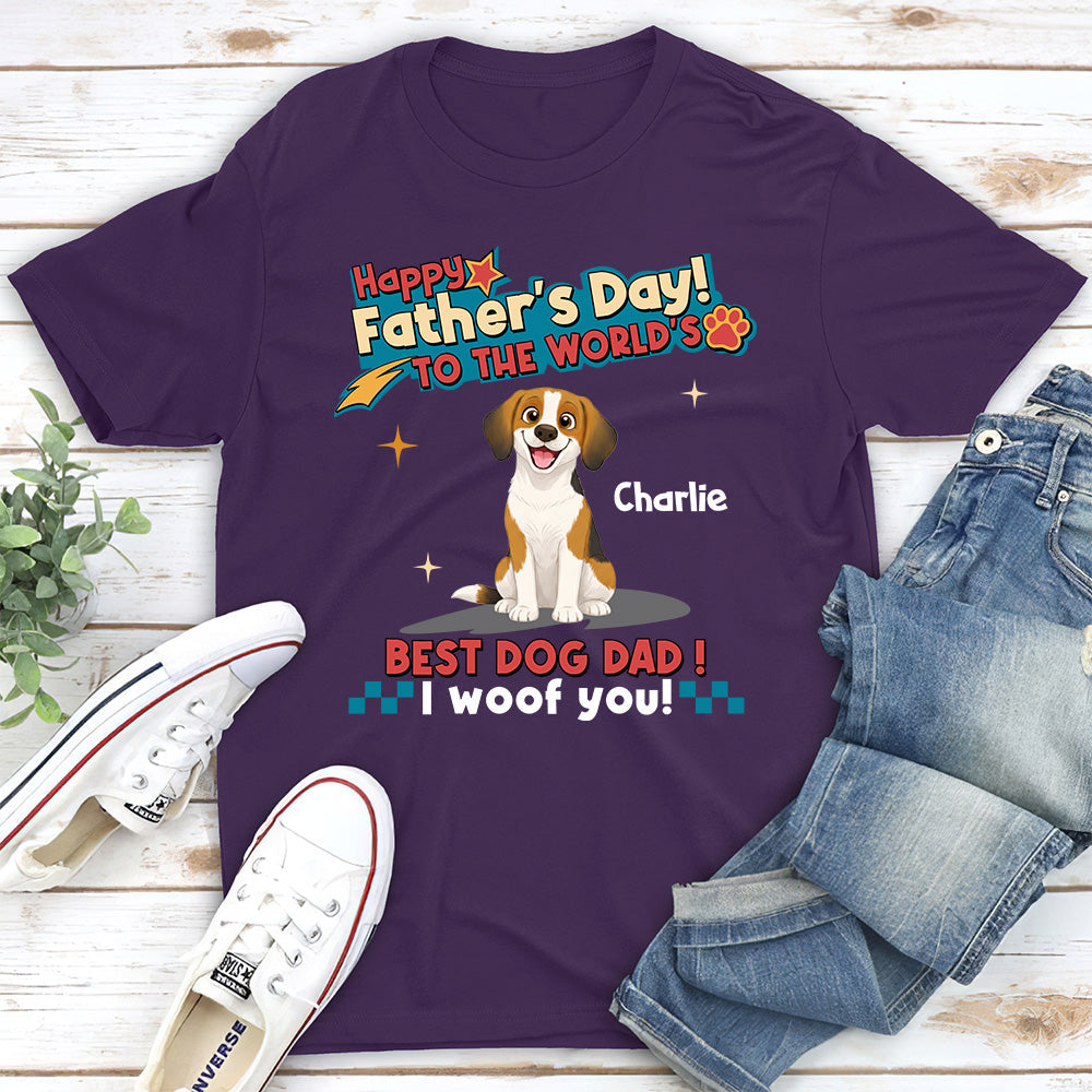 Dog Dad Forever - Personalized Custom Shirt