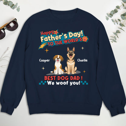 Dog Dad Forever - Personalized Custom Shirt