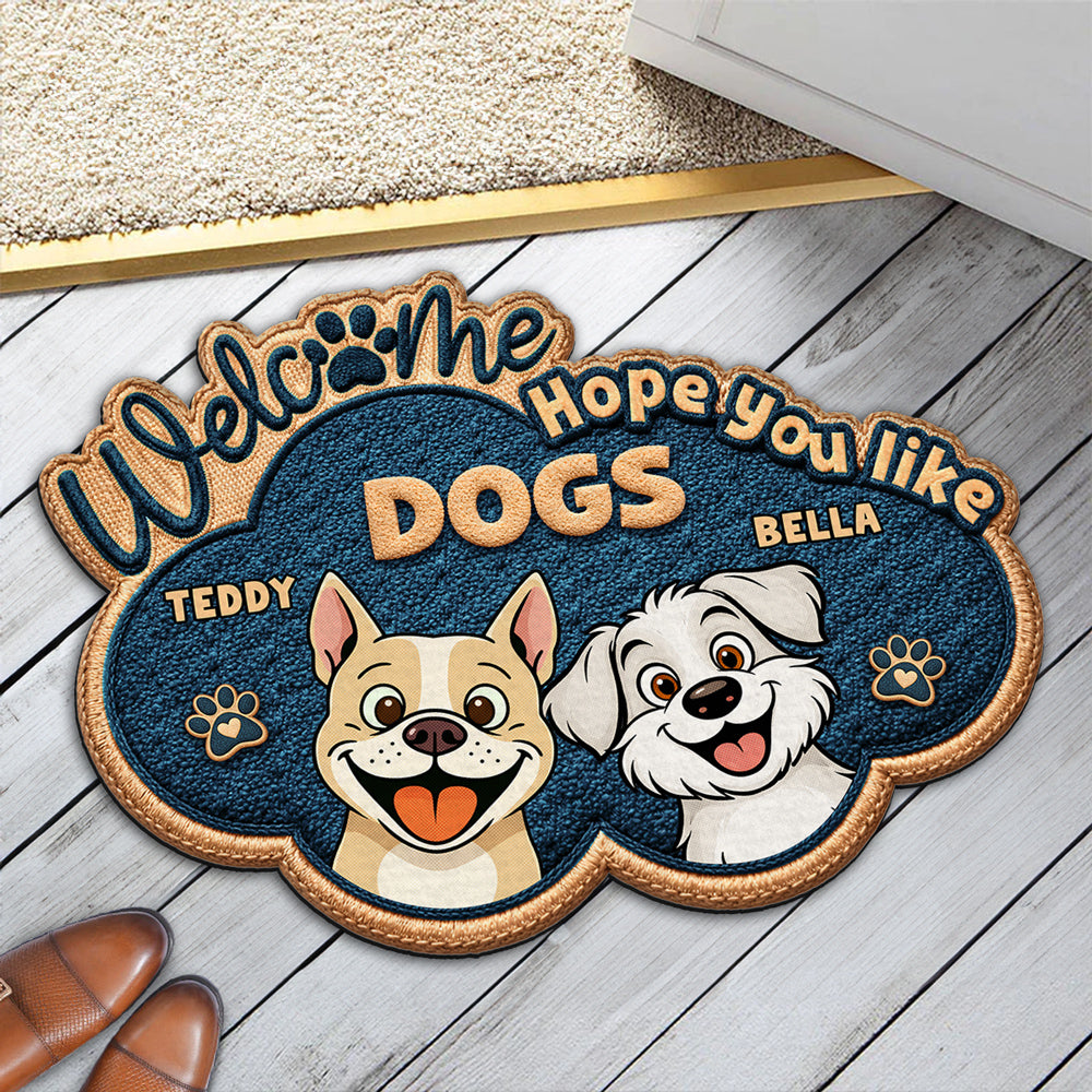 The Dog Owns This House - Personalized Custom Doormat