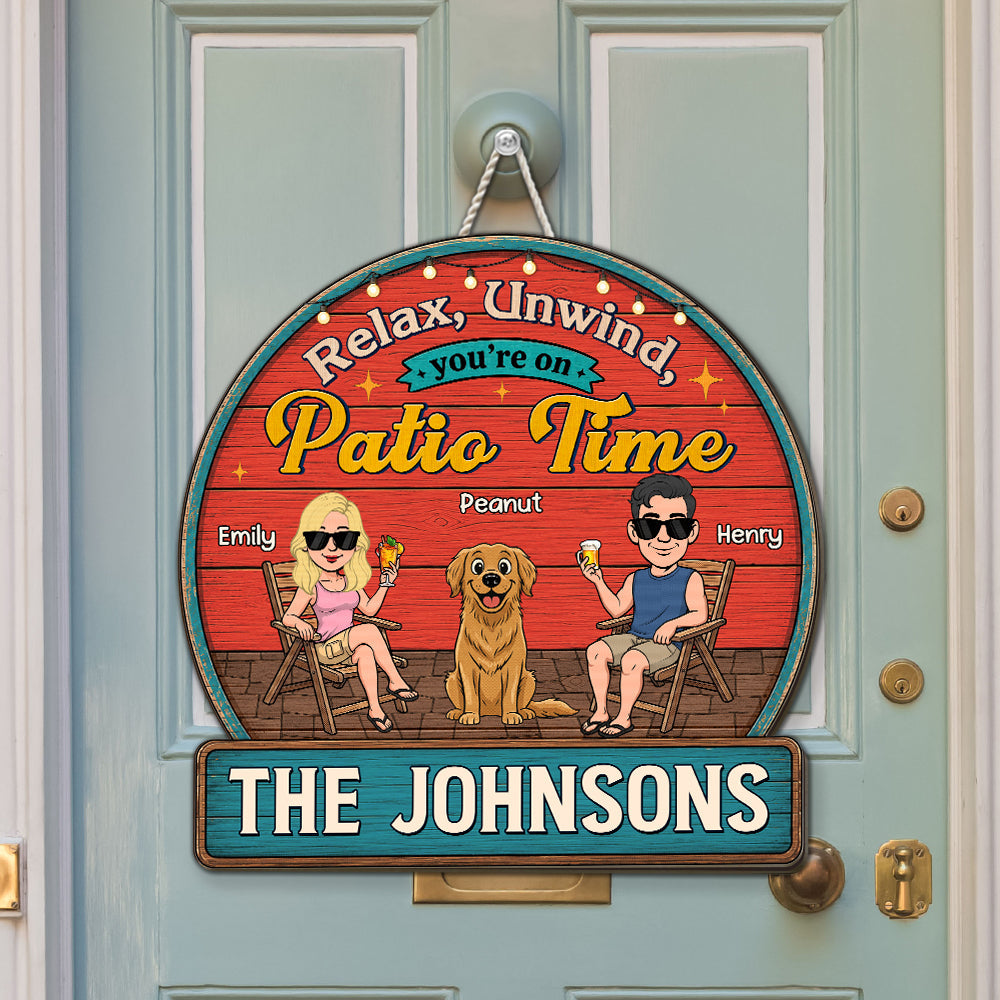 Cheers To Backyard Memories - Personalized Custom Wood Sign