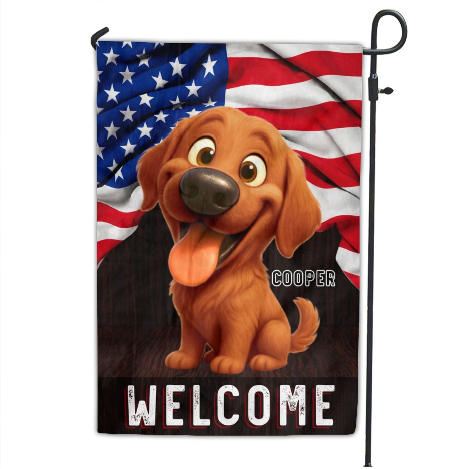 Welcome - Personalized Custom Flag
