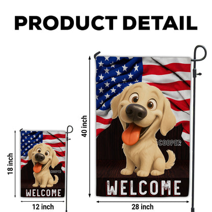 Welcome - Personalized Custom Flag