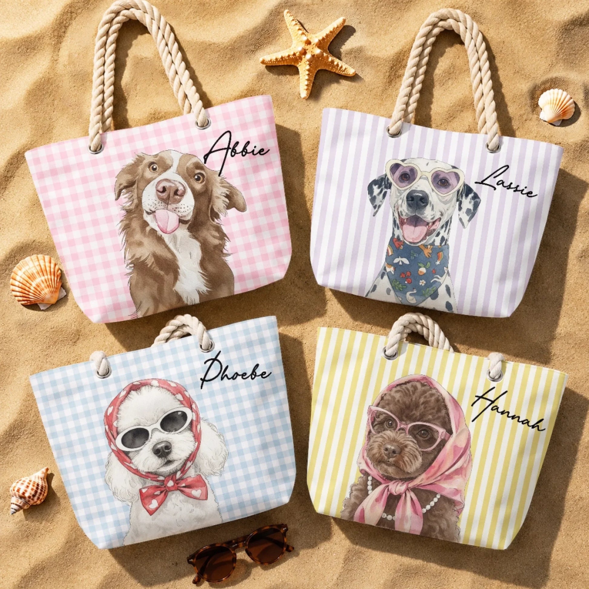 Beachside Barkers - Personalized Custom Beach Bag
