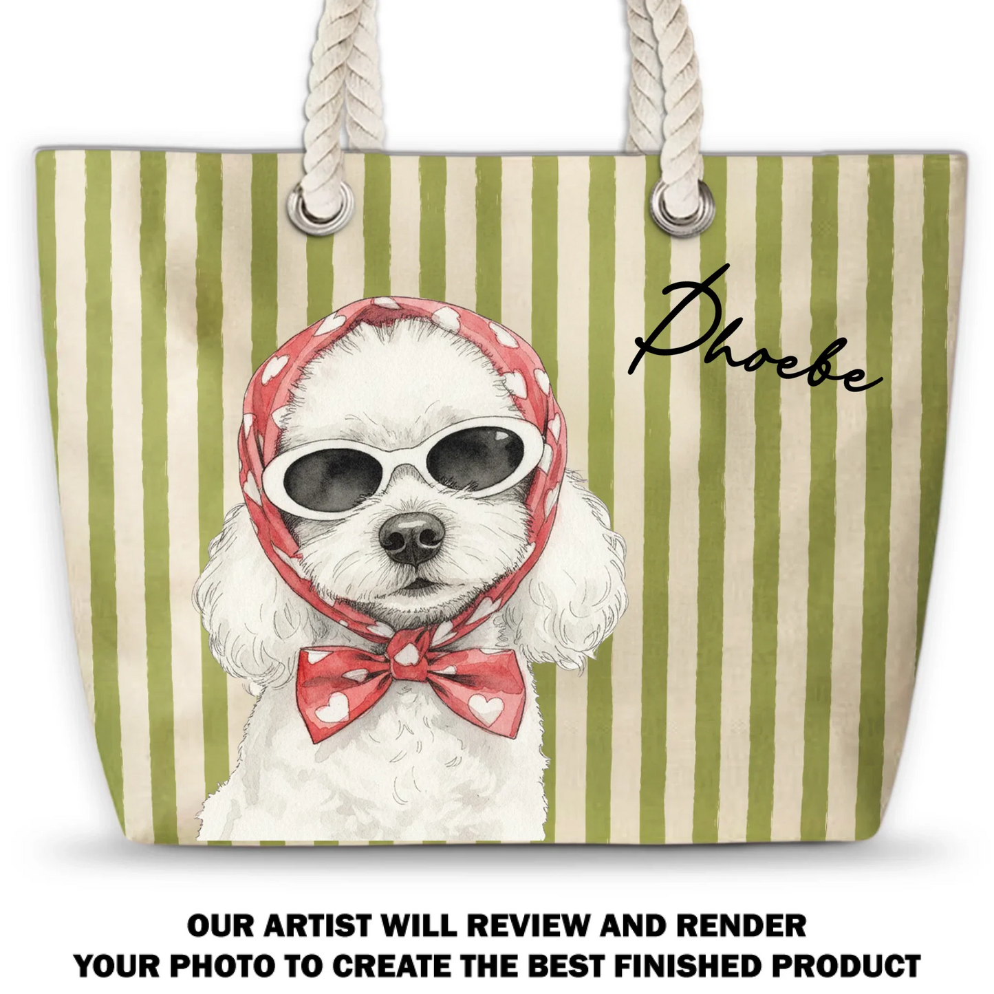 Beachside Barkers - Personalized Custom Beach Bag
