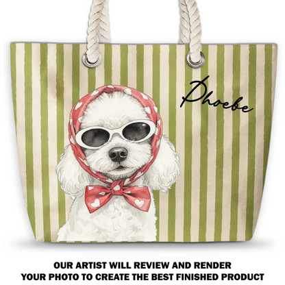 Beachside Barkers - Personalized Custom Beach Bag