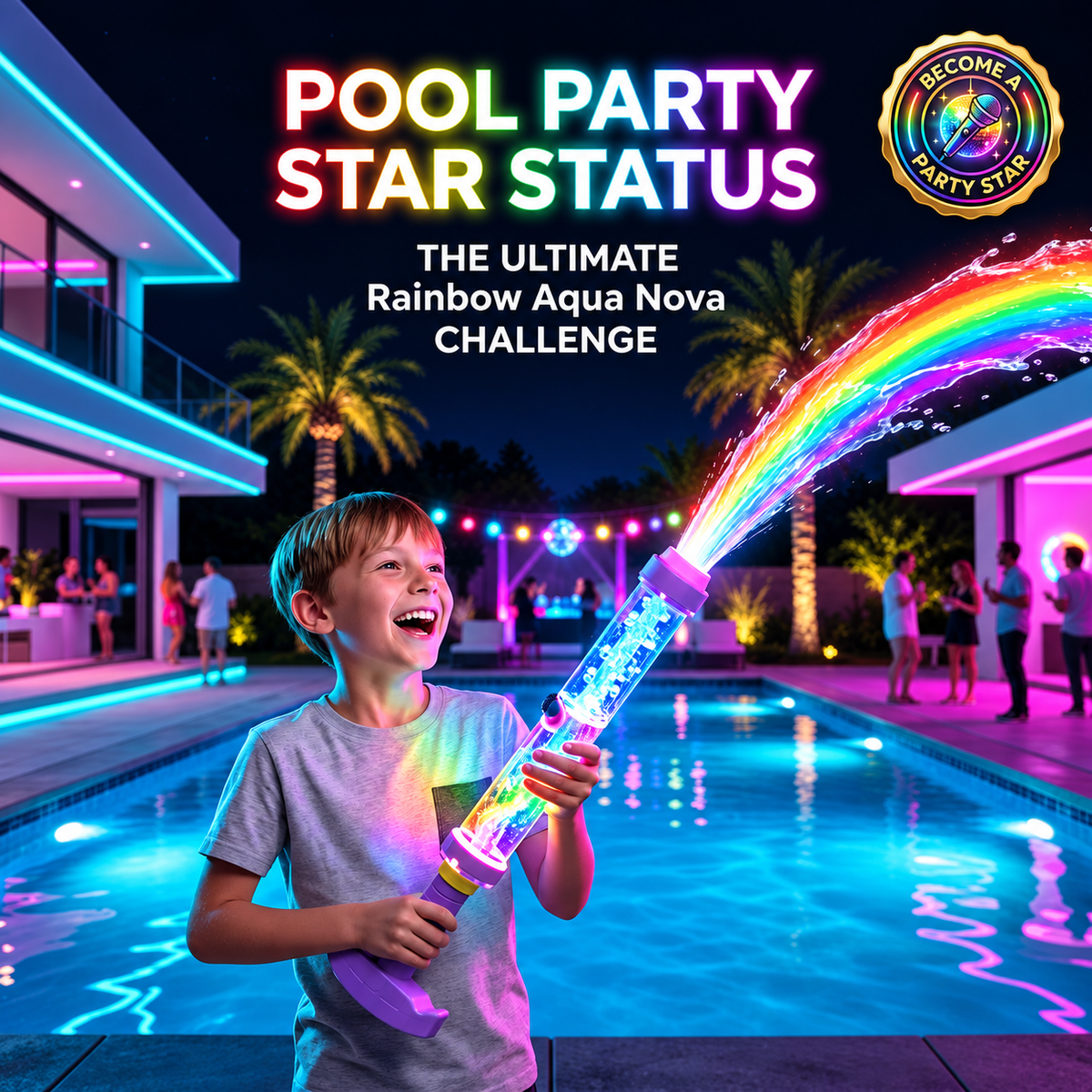 🔥 Flash Sale 50% Off Today Only! - Rainbow Glow LED Water Blaster ⚡
