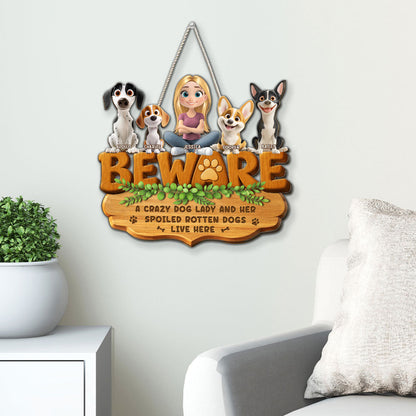 Live Here - Personalized Custom 3D Effect Wood Sign