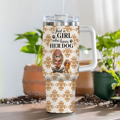 Pumskin Dog Autumn - Personalized Custom Tumbler