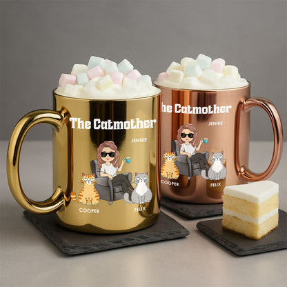 The Catmother - Personalized Custom Metallic Mug