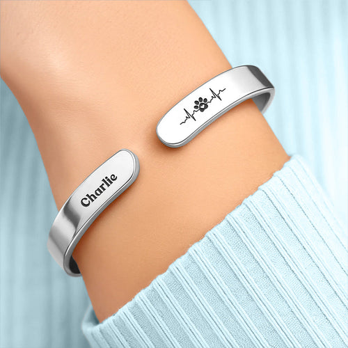 My Hardest Goodbye - Personalized Custom Bracelet Cuff