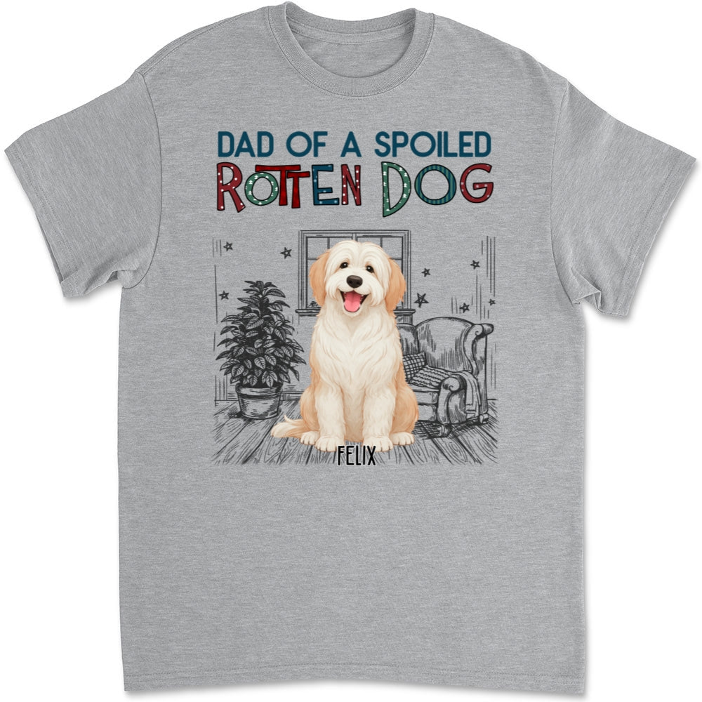 Funny Mom Dad Storybook Dog - Personalized Custom Unisex T-Shirt