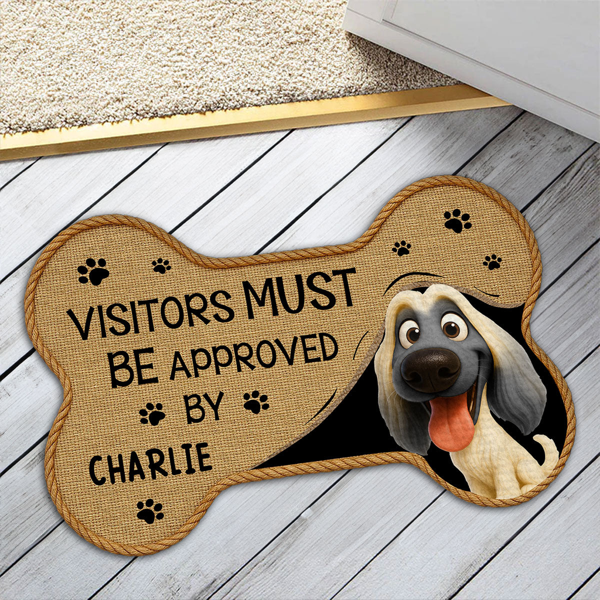 Let Us See - Personalized Custom Doormat