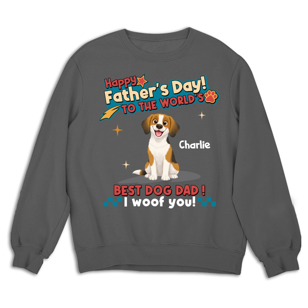 Dog Dad Forever - Personalized Custom Shirt