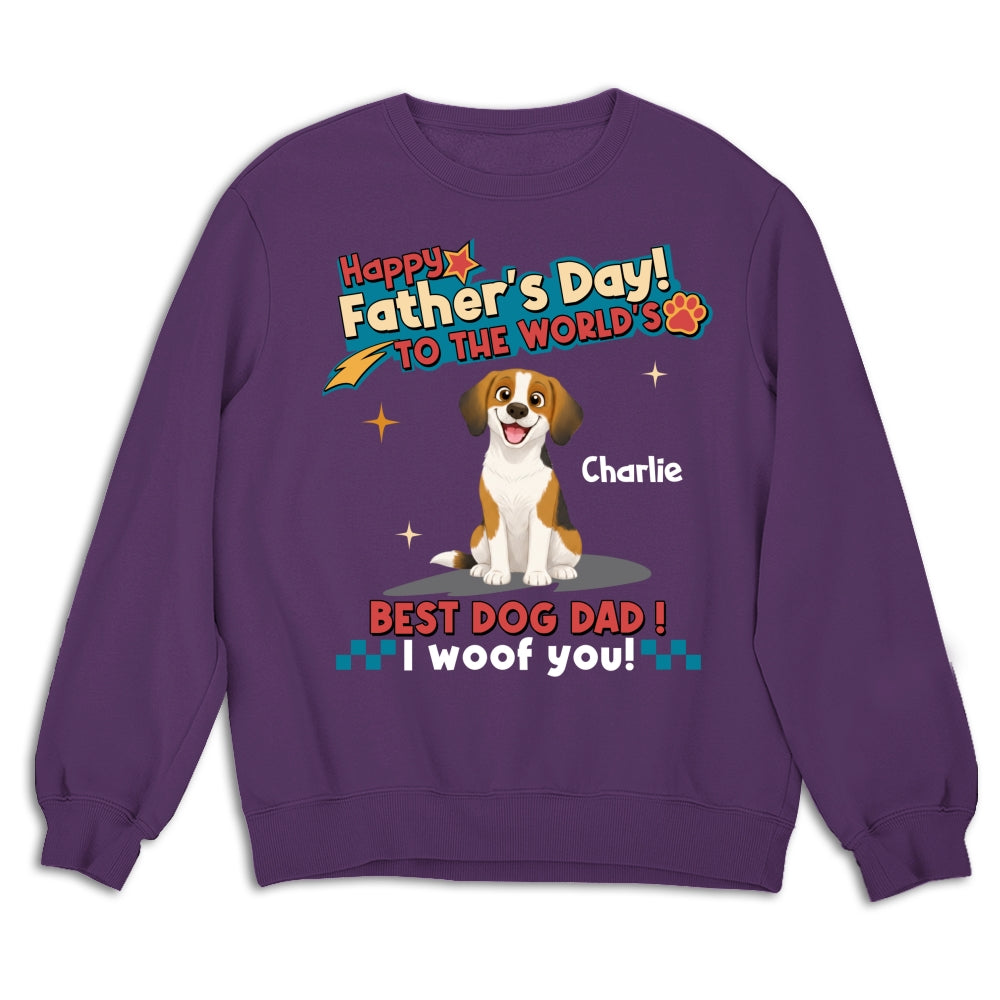 Dog Dad Forever - Personalized Custom Shirt