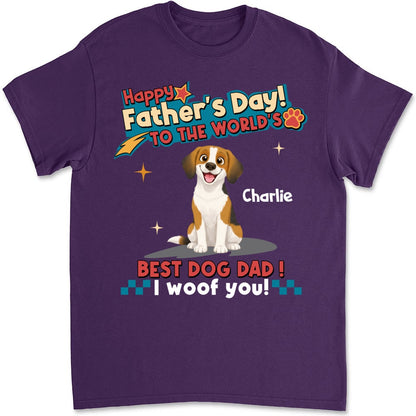 Dog Dad Forever - Personalized Custom Shirt