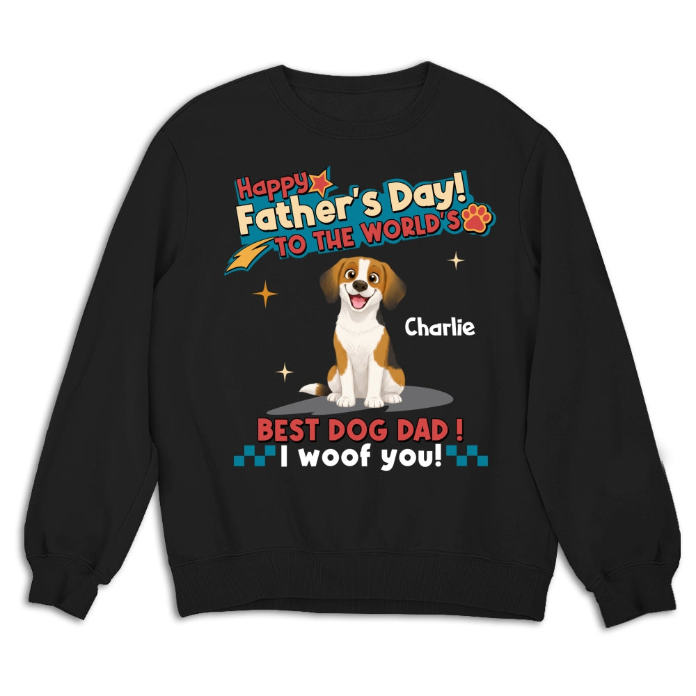Dog Dad Forever - Personalized Custom Shirt