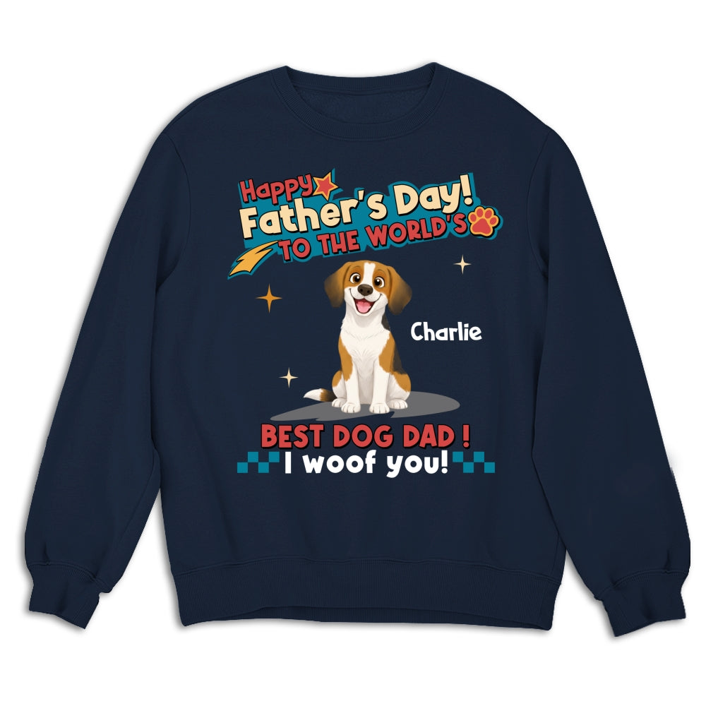 Dog Dad Forever - Personalized Custom Shirt