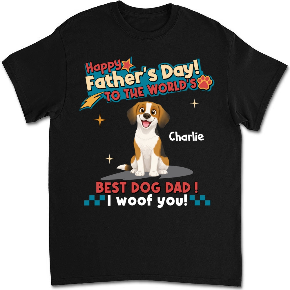 Dog Dad Forever - Personalized Custom Shirt