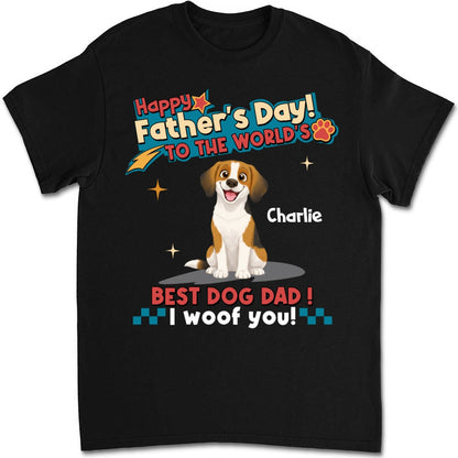 Dog Dad Forever - Personalized Custom Shirt