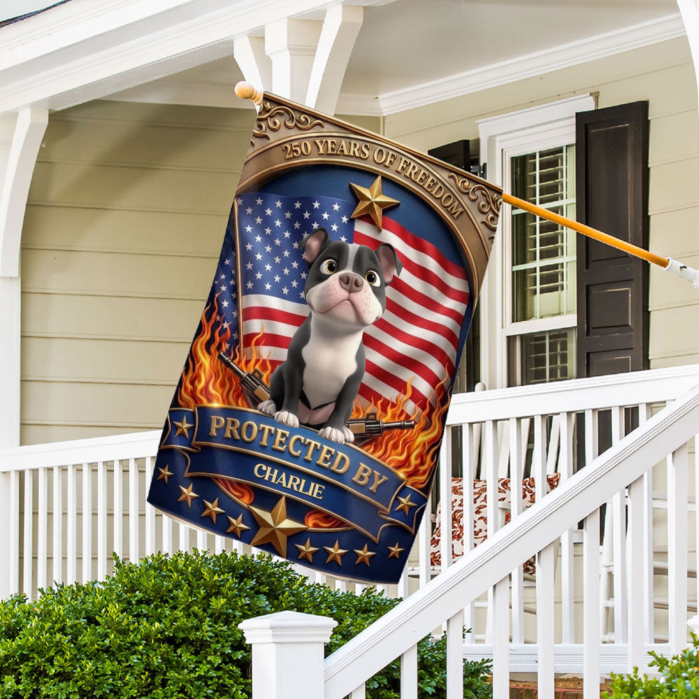 Proud Of Freedom - Personalized Custom Flag