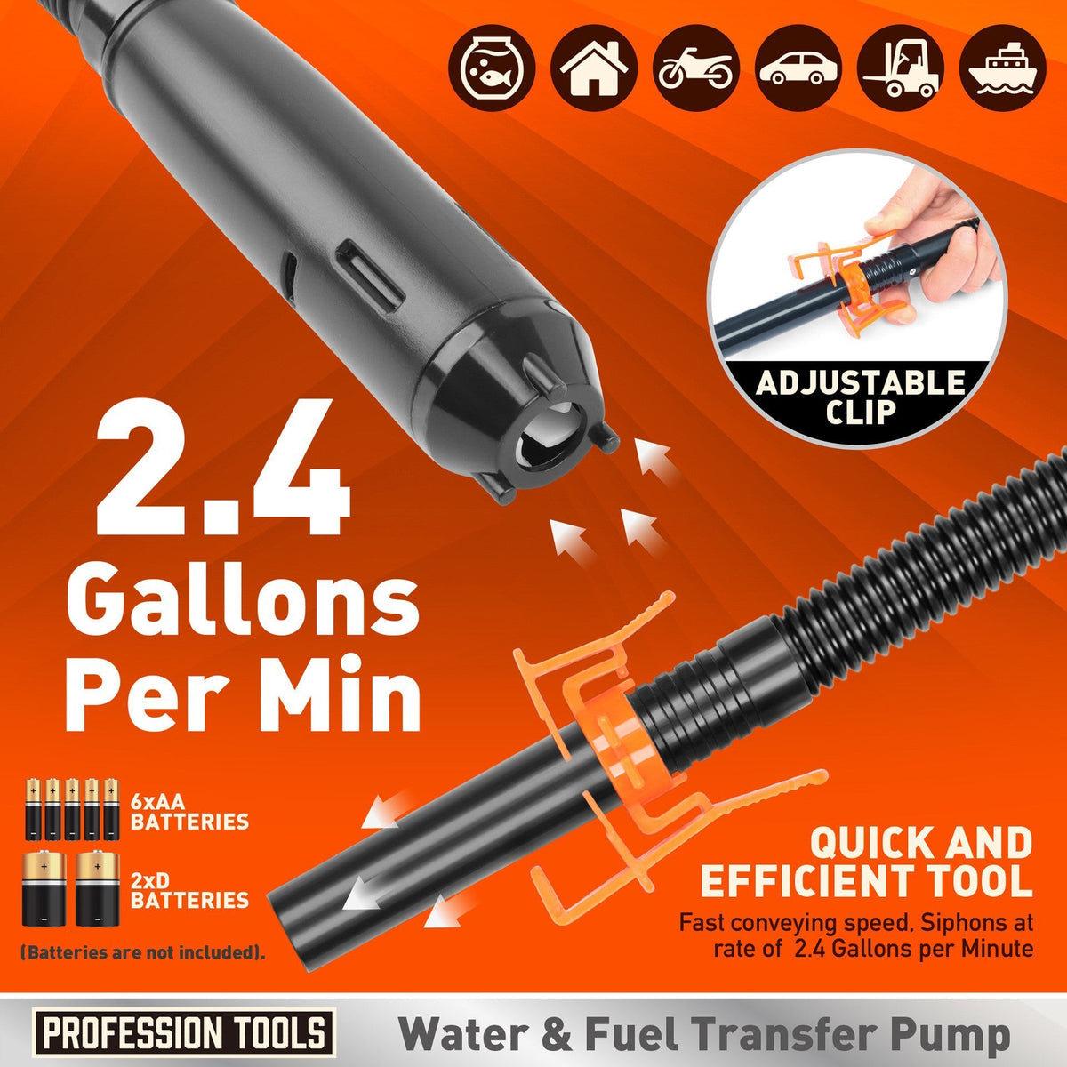 🎁HOT SALE - 50%OFF🔥Automobile Fuel Transfer Pump