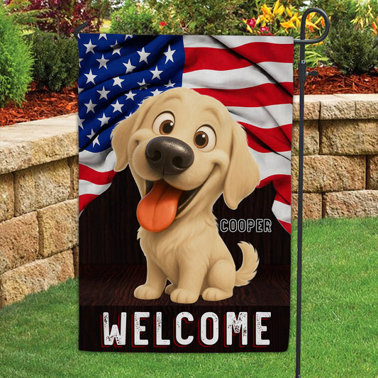 Welcome - Personalized Custom Flag