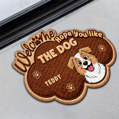 The Dog Runs This House - Personalized Custom Doormat