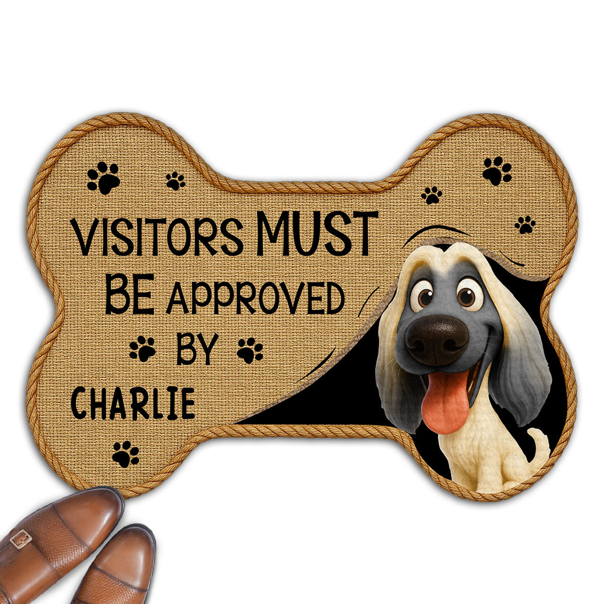 Let Us See - Personalized Custom Doormat