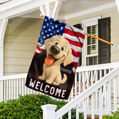 Welcome - Personalized Custom Flag