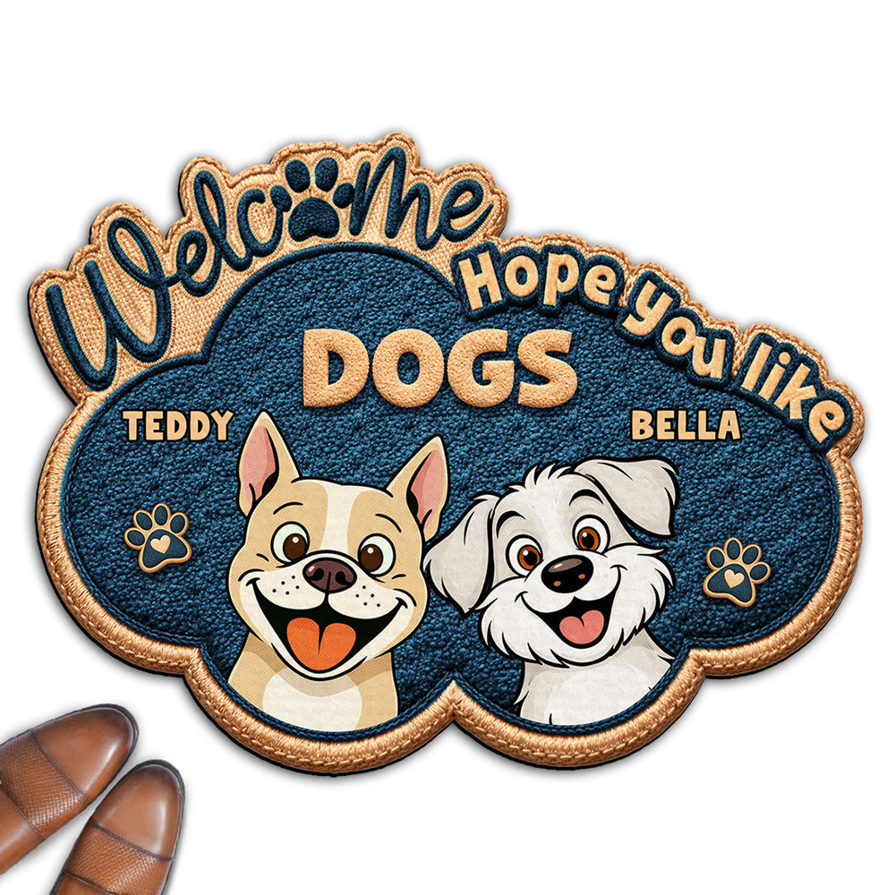 The Dog Owns This House - Personalized Custom Doormat