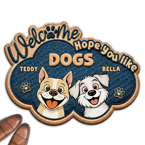 The Dog Owns This House - Personalized Custom Doormat