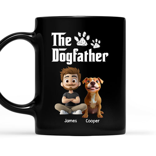 Cool Dog Father - Personalized Custom Coffee Mug
