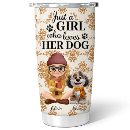 Pumskin Dog Autumn - Personalized Custom Tumbler
