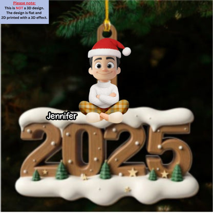 As A Whole Family Now Onwards - Personalized Custom 3D Effect Wood Ornament