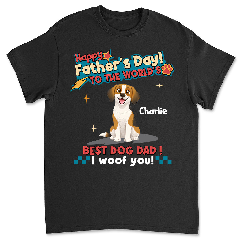 Dog Dad Forever - Personalized Custom Shirt