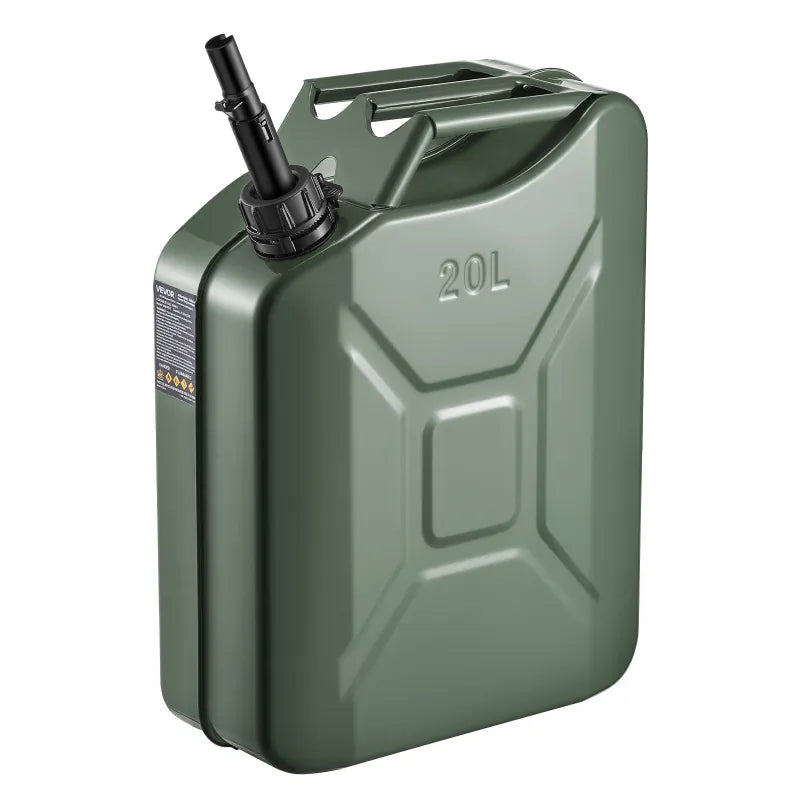 ✨ Lifetime-Tough Steel: Upgrade to a Military-Style 5.3 Gal Jerry Can NOW! ✨