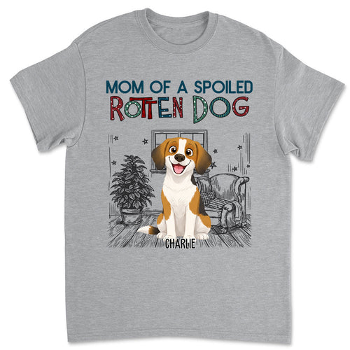 Funny Mom Dad Storybook Dog - Personalized Custom Unisex T-Shirt