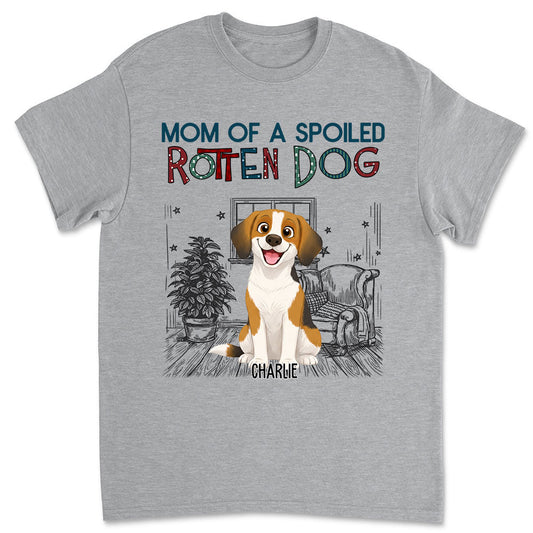 Funny Mom Dad Storybook Dog - Personalized Custom Unisex T-Shirt