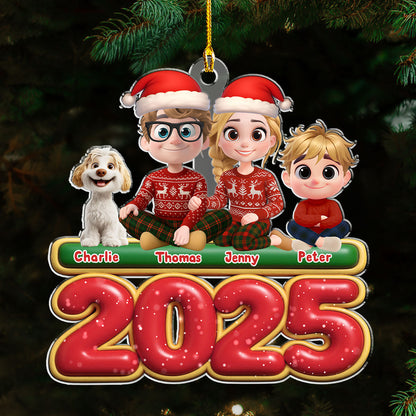 We And Our Kids - Personalized Custom Acrylic Ornament