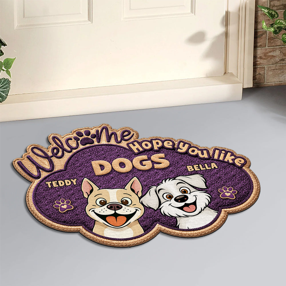 The Dog Owns This House - Personalized Custom Doormat