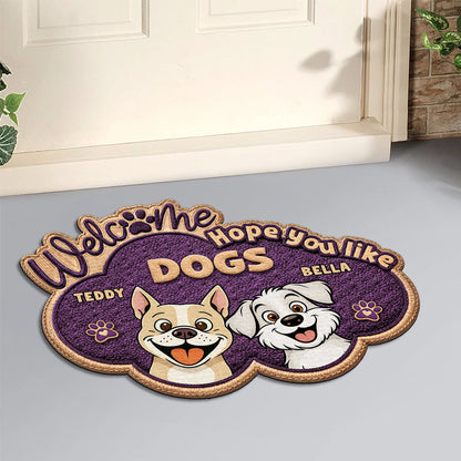 The Dog Owns This House - Personalized Custom Doormat